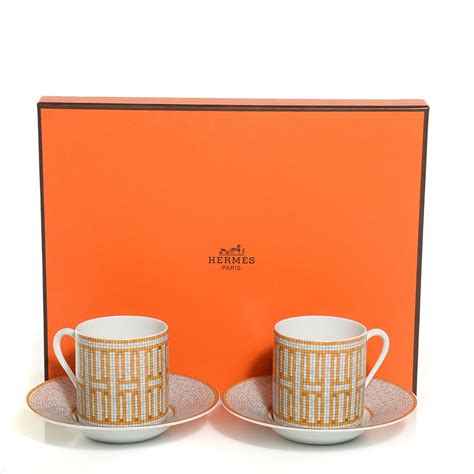 hermes coffee mug|hermes cup and saucer set.